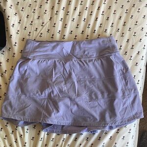 Lululemon Skirt with Built in Shorts - lilac purple athletic skort